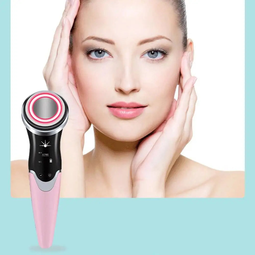 Beauty equipment importer  Current  Electroporation LED Photon Light Therapy Beauty Device Anti Aging Face Massager Current Lift
