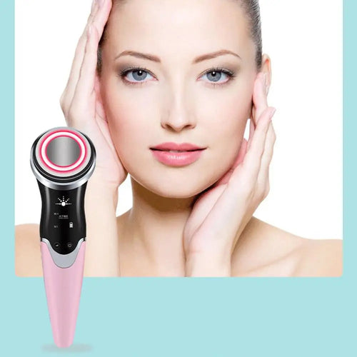 Beauty equipment importer  Current  Electroporation LED Photon Light Therapy Beauty Device Anti Aging Face Massager Current Lift