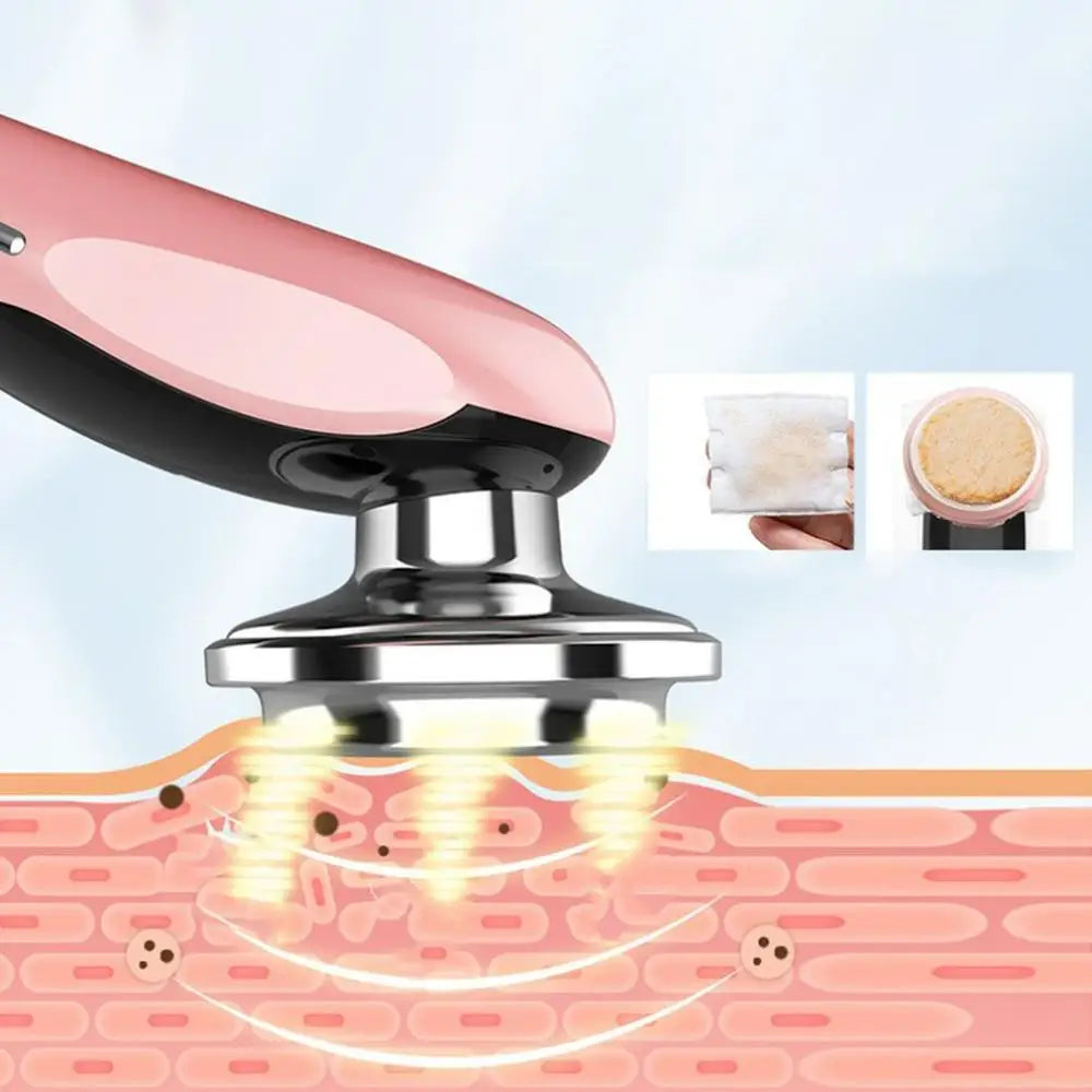 Beauty equipment importer  Current  Electroporation LED Photon Light Therapy Beauty Device Anti Aging Face Massager Current Lift